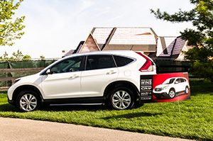Honda CRV for hole in one contest