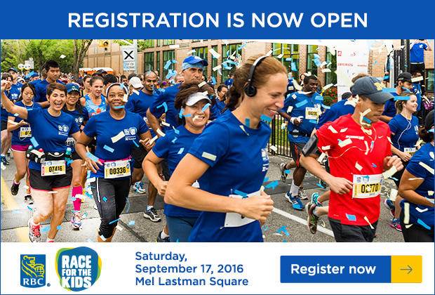 RBC Race for the Kids, Registration now open, Saturday Sept 17 http://support.rbcraceforthekids.ca/site/PageServer?pagename=RFTK_home