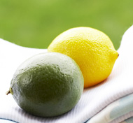 These fruits can cause severe skin reactions : http://health.sunnybrook.ca/sunnyview/phytophotodermatitis-lime-lemon-blister-sun/