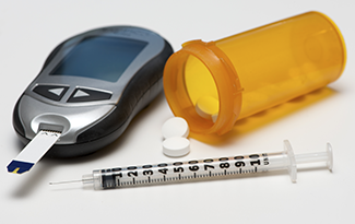 Diabetes montor and medicine