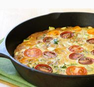 Recipe: Breakfast-in-bed-worthy one-skillet tomato frittata