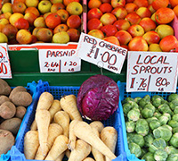 Local produce stand
