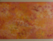 Orange abstract painting