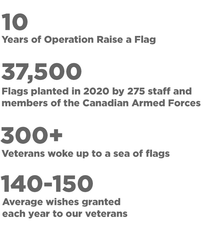 Operation Raise a Flag stats