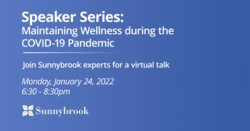Speaker Series: Maintaining Wellness during the COVID-19 Pandemic info