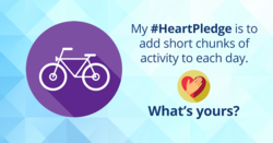 Pledge to add chunks of activity to each day