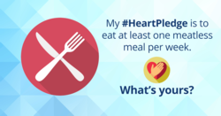 Pledge to eat at least one meatless meal per week
