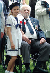 Veteran and child