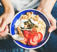 How to get more fibre into your diet : http://health.sunnybrook.ca/heart/get-fibre-daily-diet/