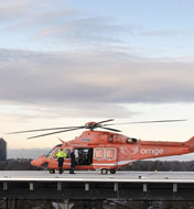 First helicopter lands on Sunnybrook’s new rooftop helipad
