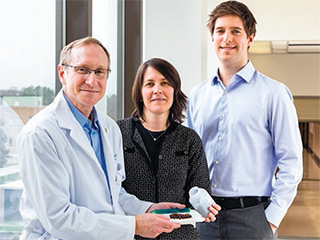 Dr. Nathan Herrmann, Dr. Krista Lanctôt and PhD student Graham Mazereeuw