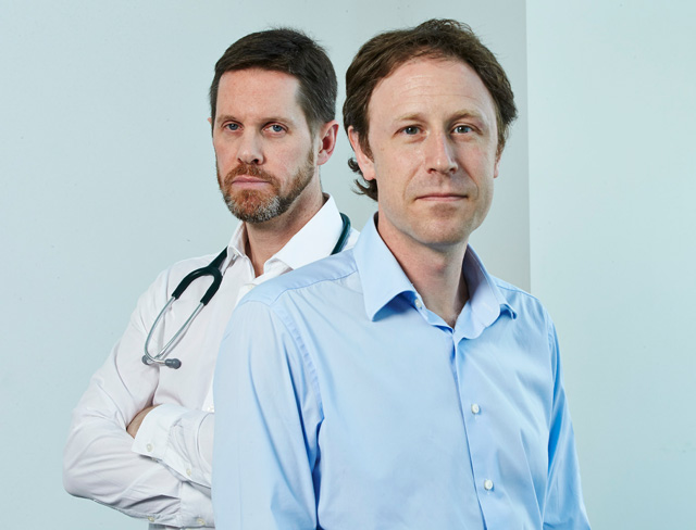 Dr. Rob Fowler (left) and Dr. Nick Daneman 