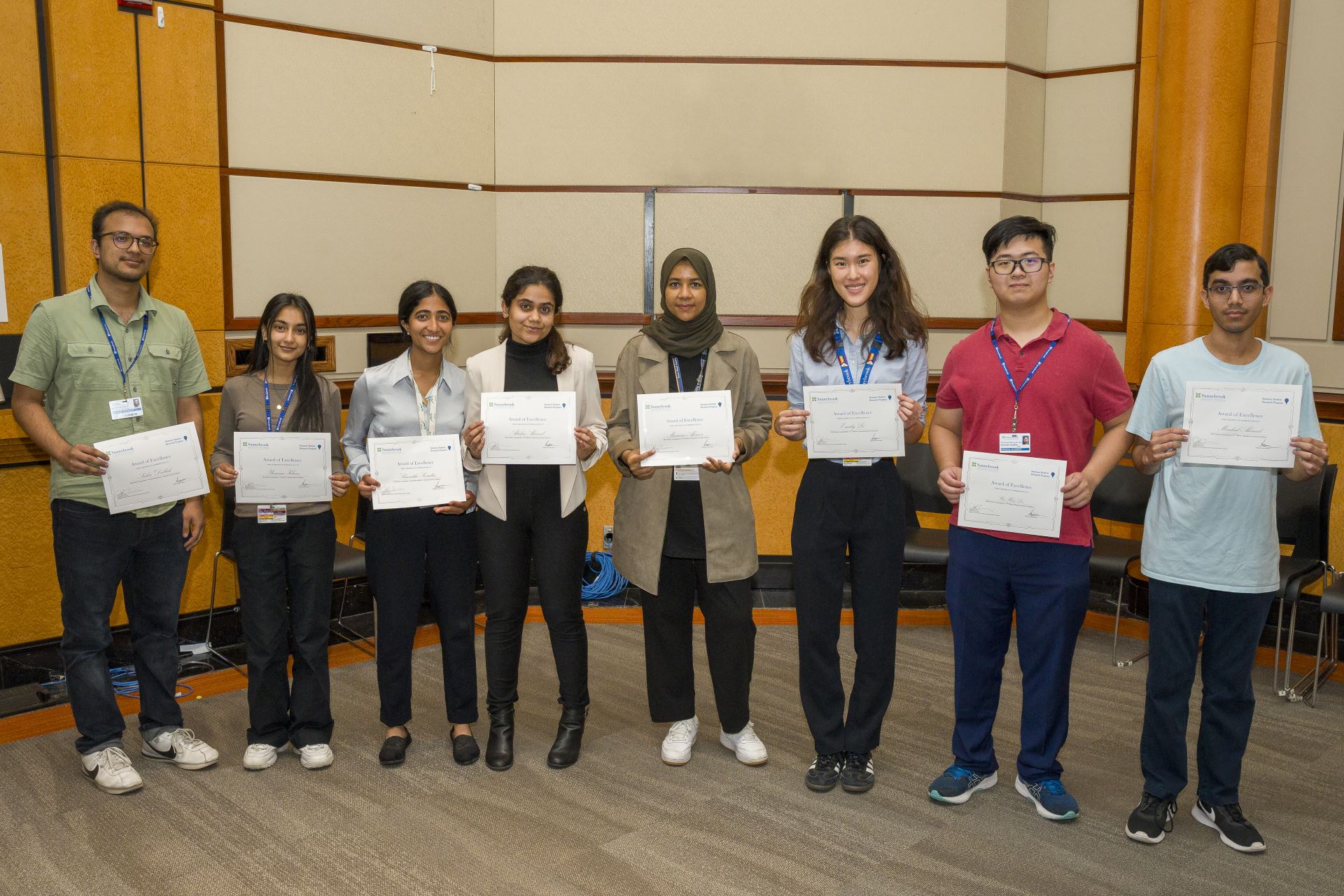 Winners of the Sunnybrook Research Institute Summer Student poster competition