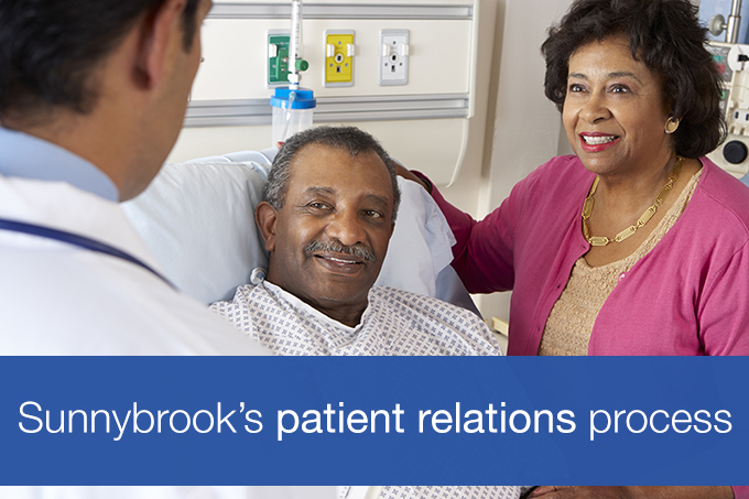 Sunnybrook's patient relations process