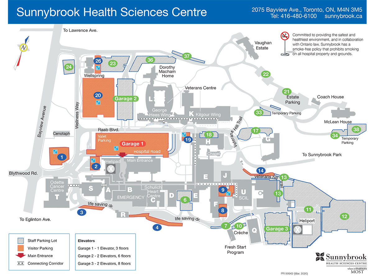 Parking at Sunnybrook's Bayview Campus - Sunnybrook Hospital