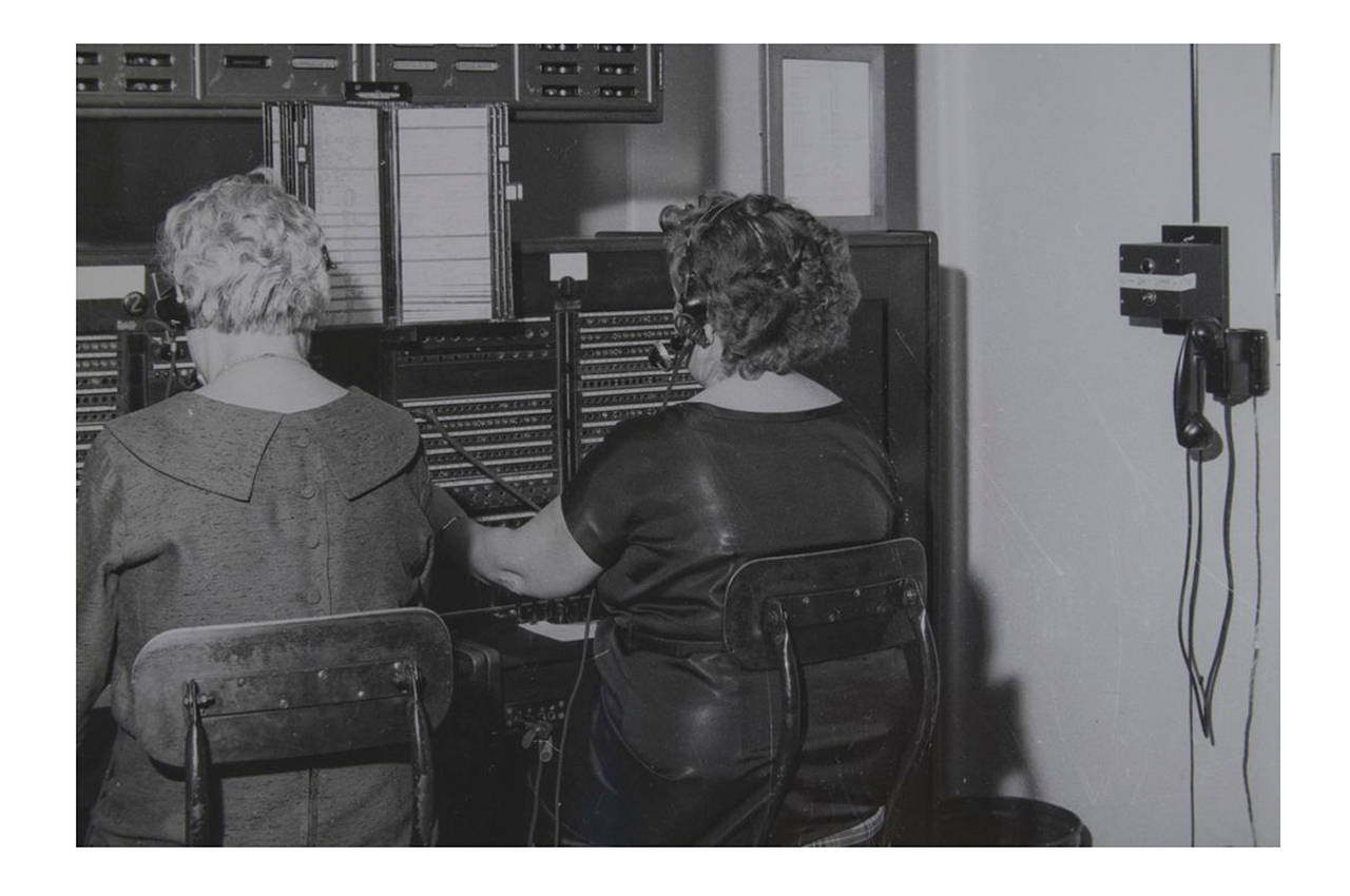 Switchboard at Sunnybrook. 1950-60.