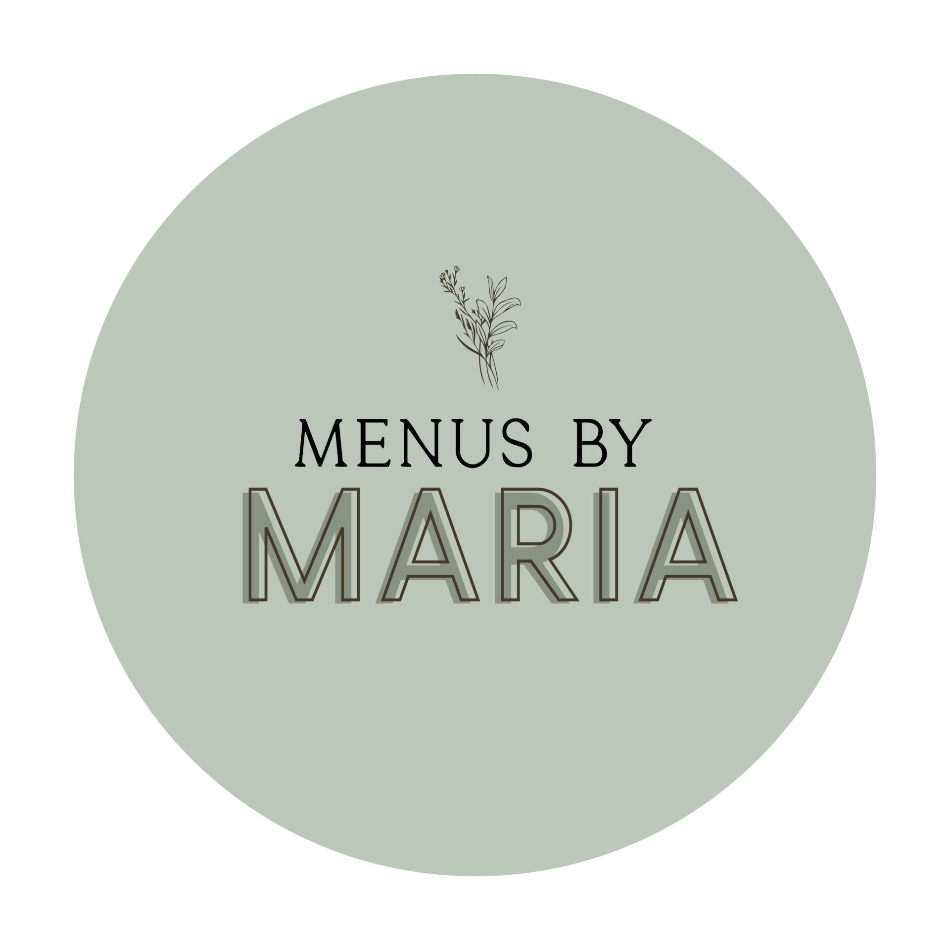 Menus by Maria