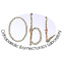 Ortho biomechanics lab logo, designed with images of human bones and flesh. 